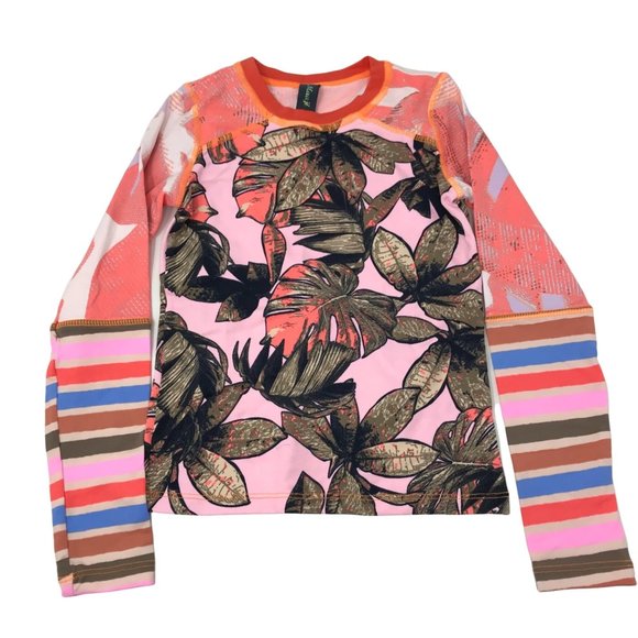 Maaji Girls' Long Sleeve Rashguard Swimsuit Set (Size 4)
